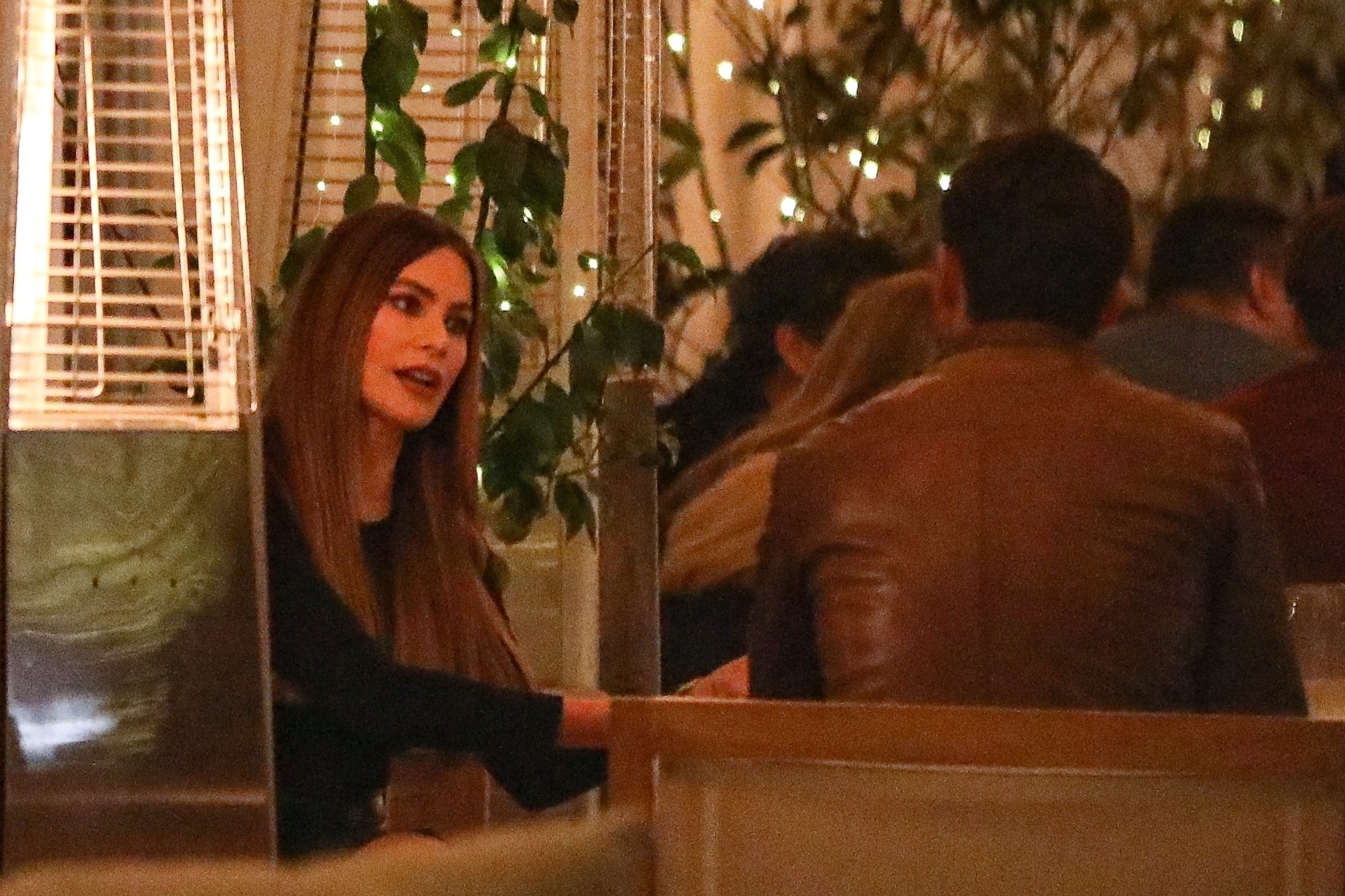 *EXCLUSIVE* Sofia Vergara has dinner with a mystery man at the Montage Hotel in Beverly Hills