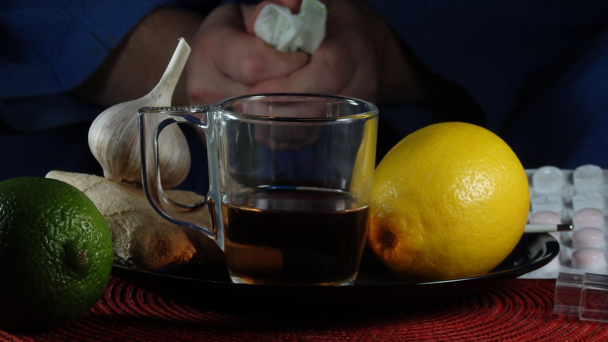 Selection of food against colds and flu