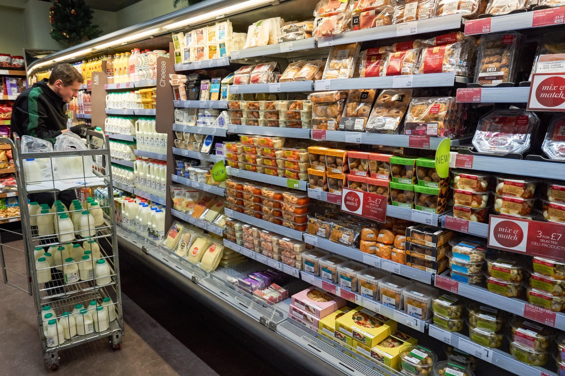 Marks &amp; Spencer food hall, UK