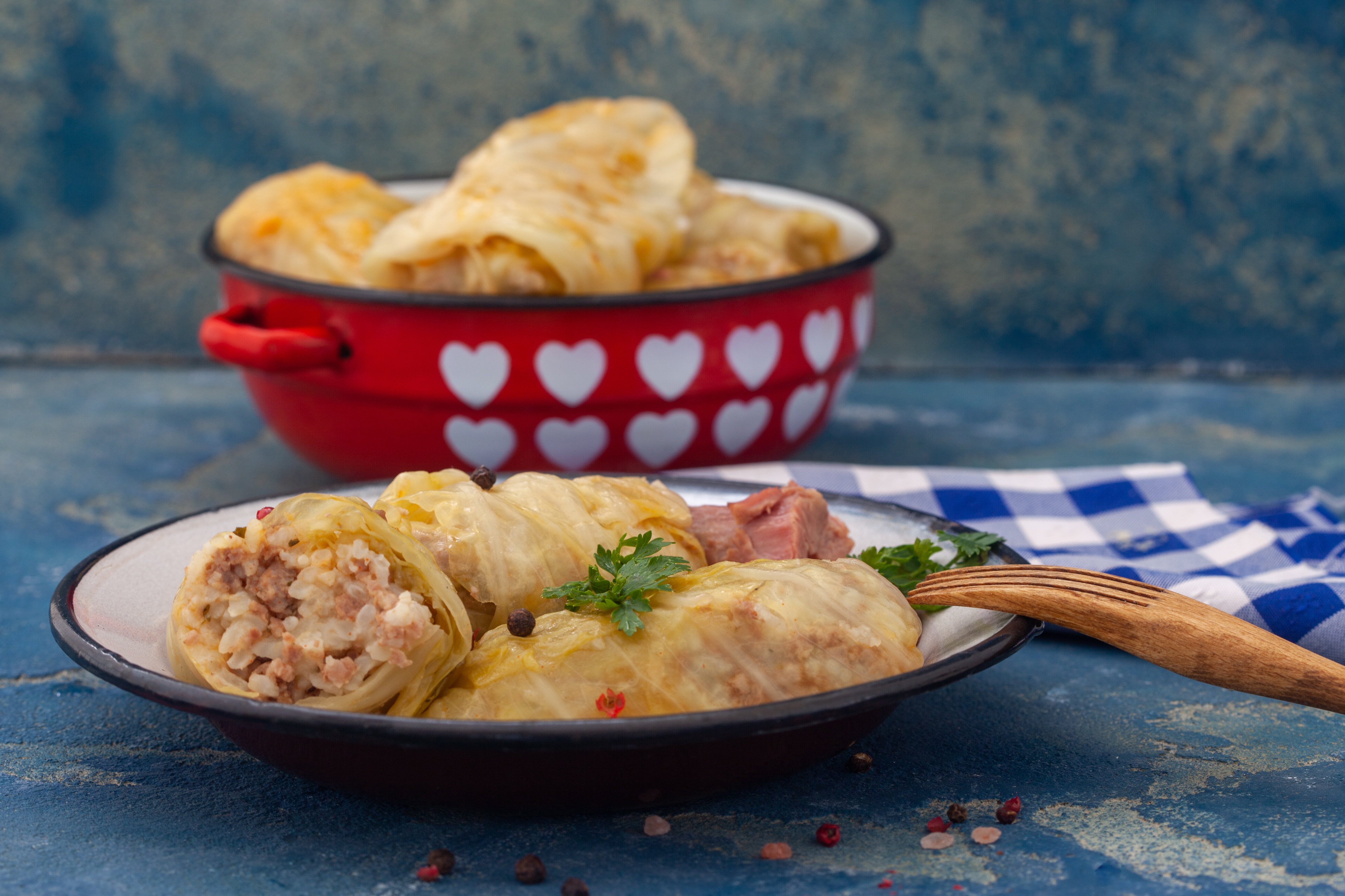 Serbian,Sarma,,Turkish,Dolma,,Golubtsi,Or,Golabki.,Cabbage,Rolls,With