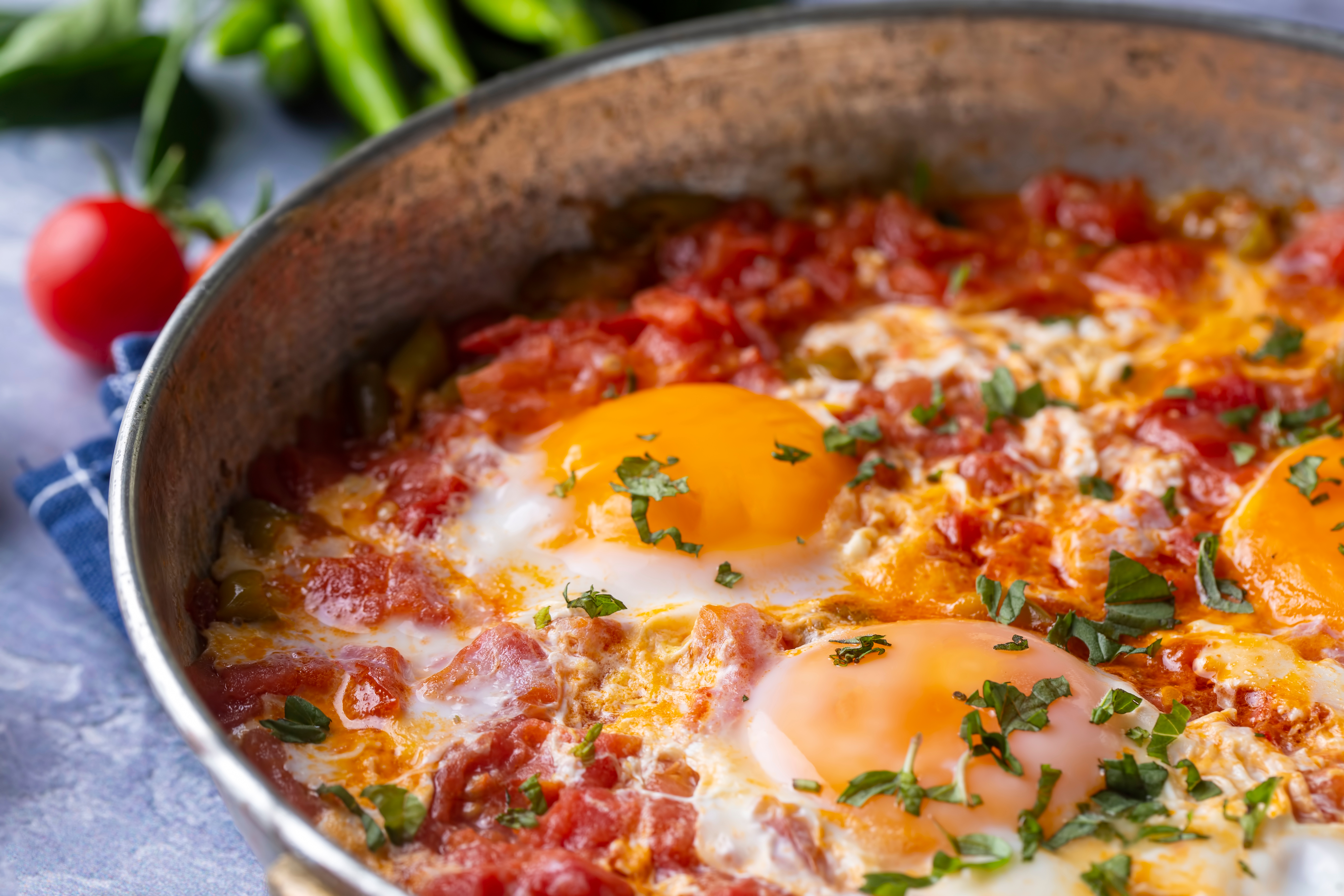 Traditional,Turkish,Food,(turkish,Name;,Menemen),Made,By,Eggs,And