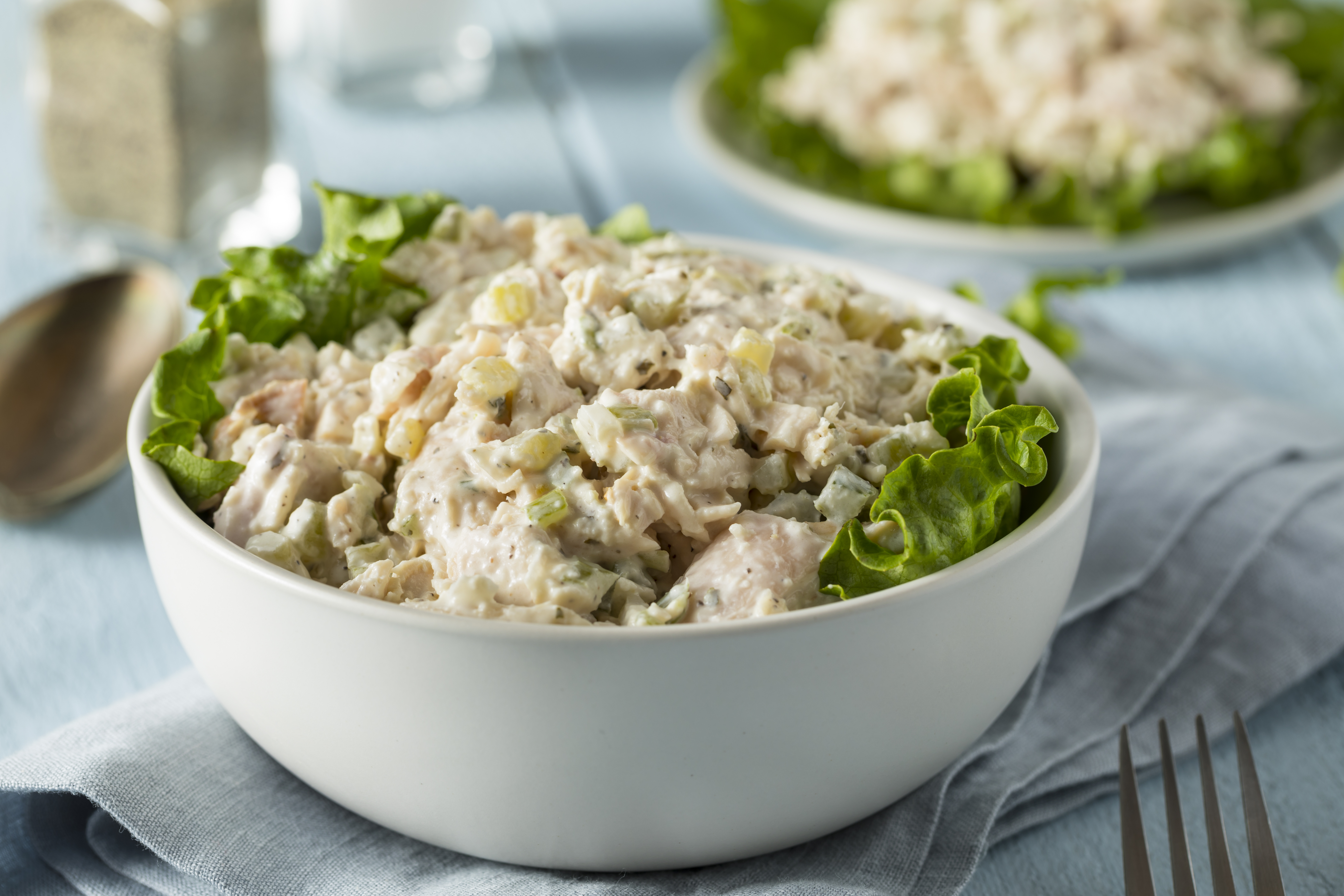 Homemade,Healthy,Chicken,Salad,In,A,Bowl