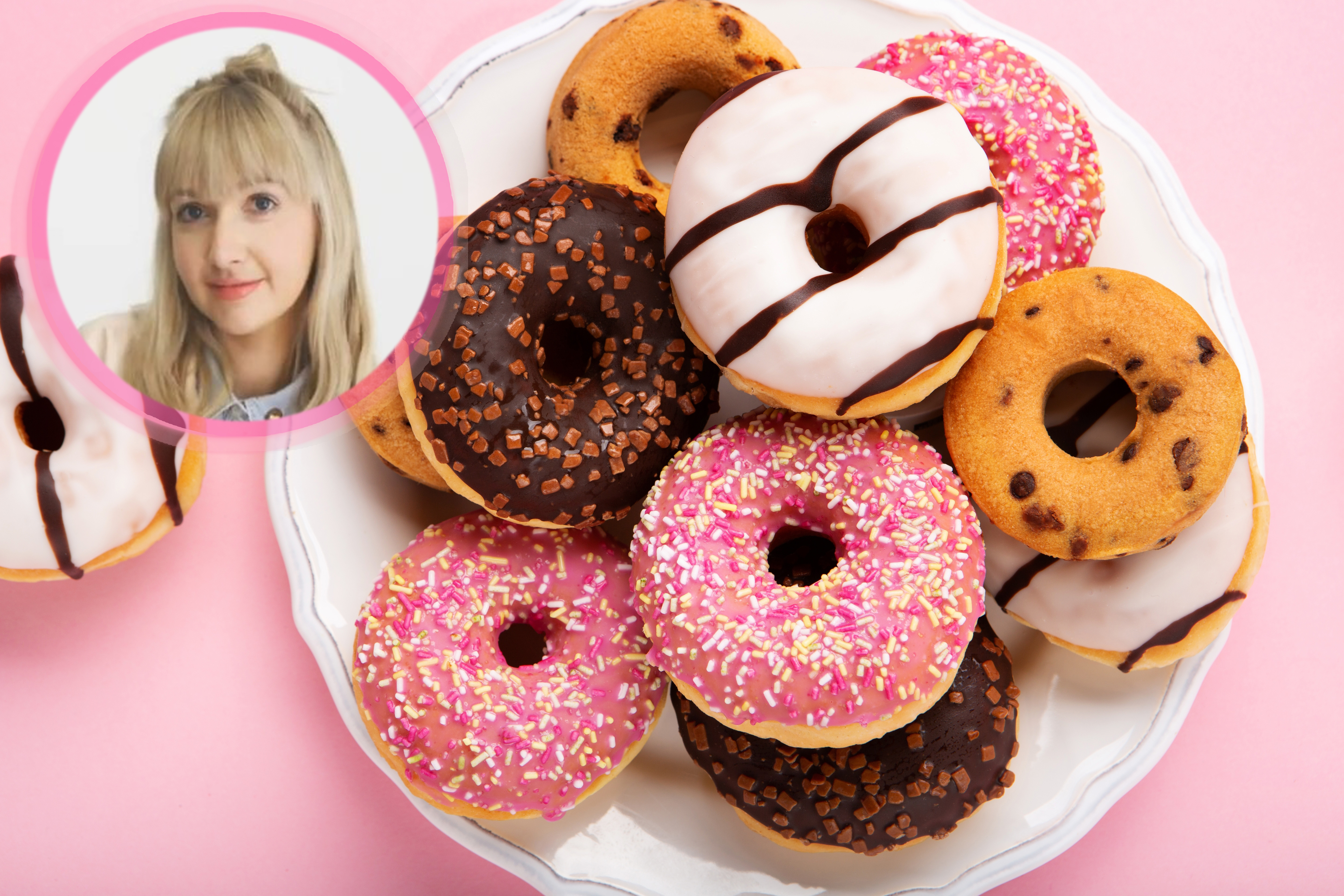 Holiday,Colorful,Donuts,Doughnuts,With,Chocolate,And,Sugar,Sprinkles,On