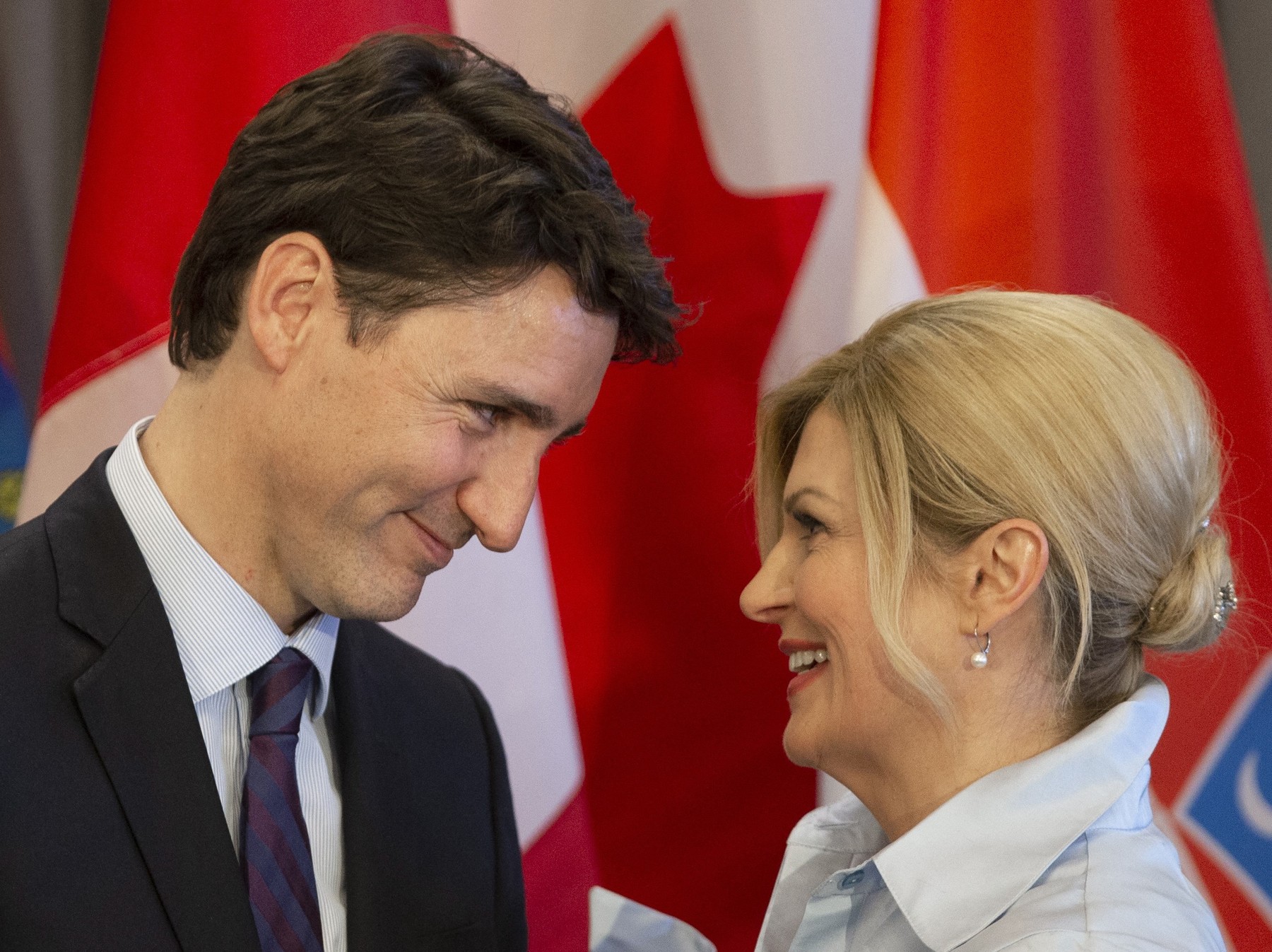 PM Trudeau Meets With Croatian President Grabar-Kitarovic - Hamilton