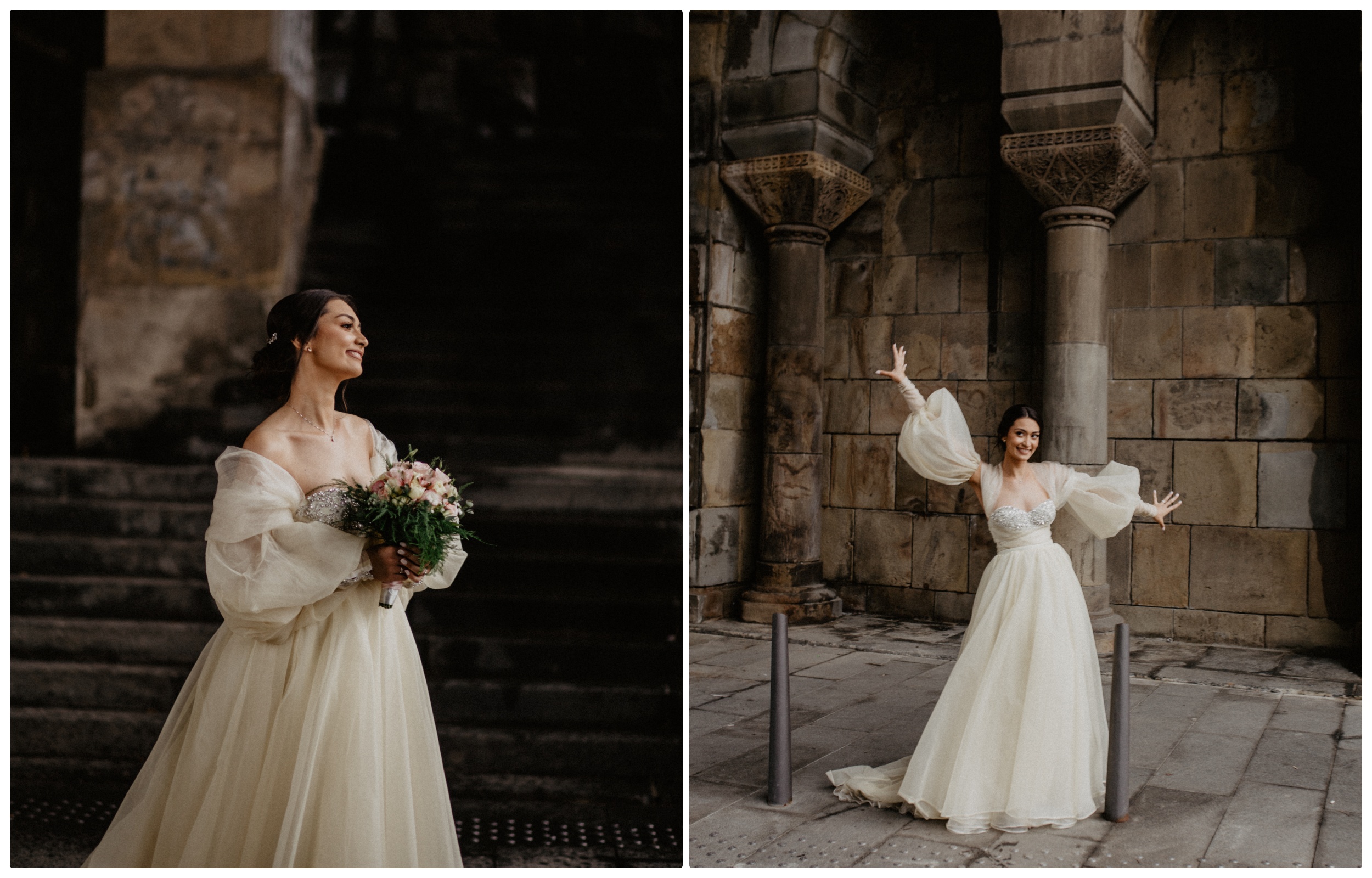 collage venčanje