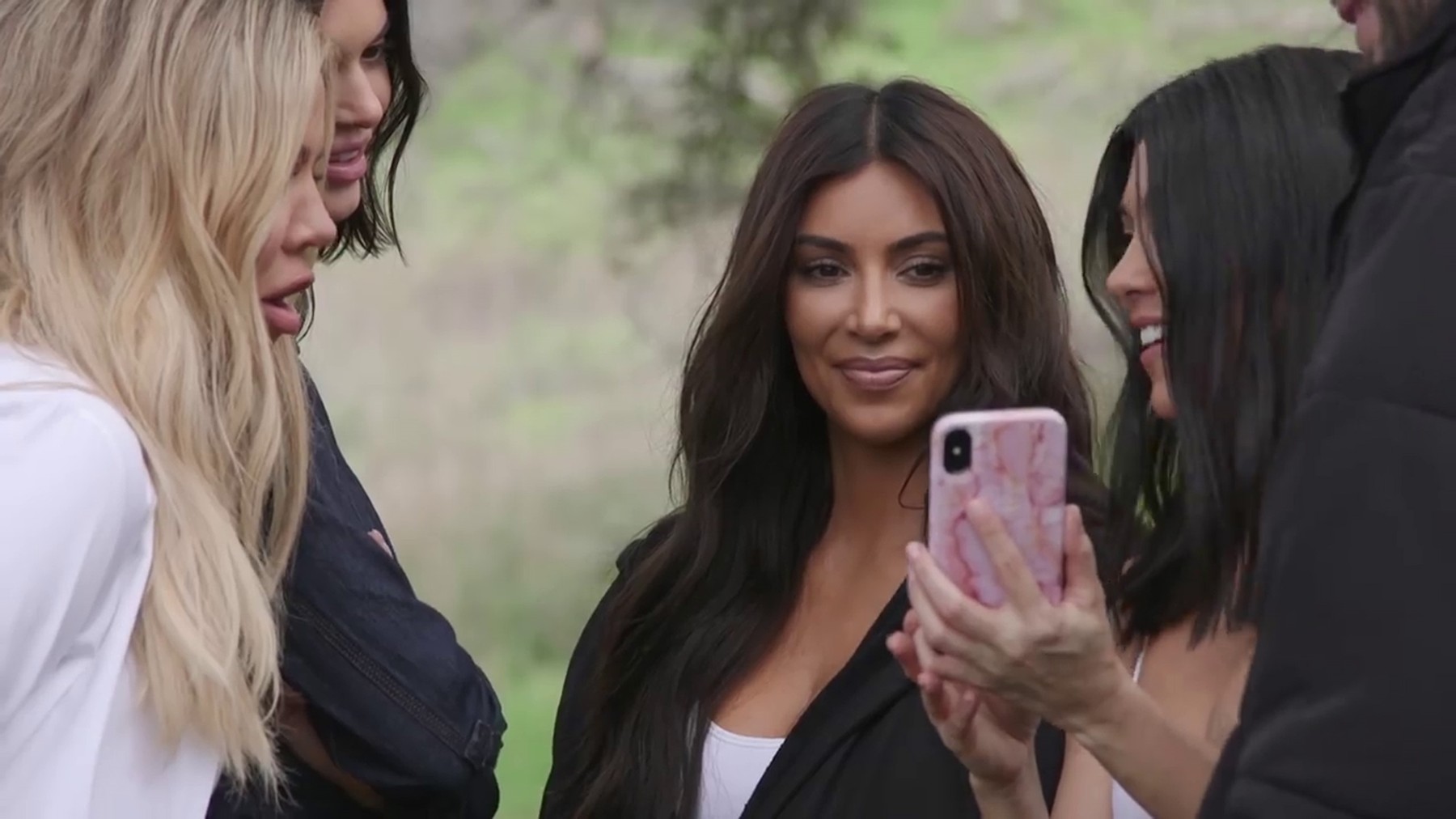 Behind-the-scenes of the Calvin Klein campaign with the Kardashian and Jenner sisters