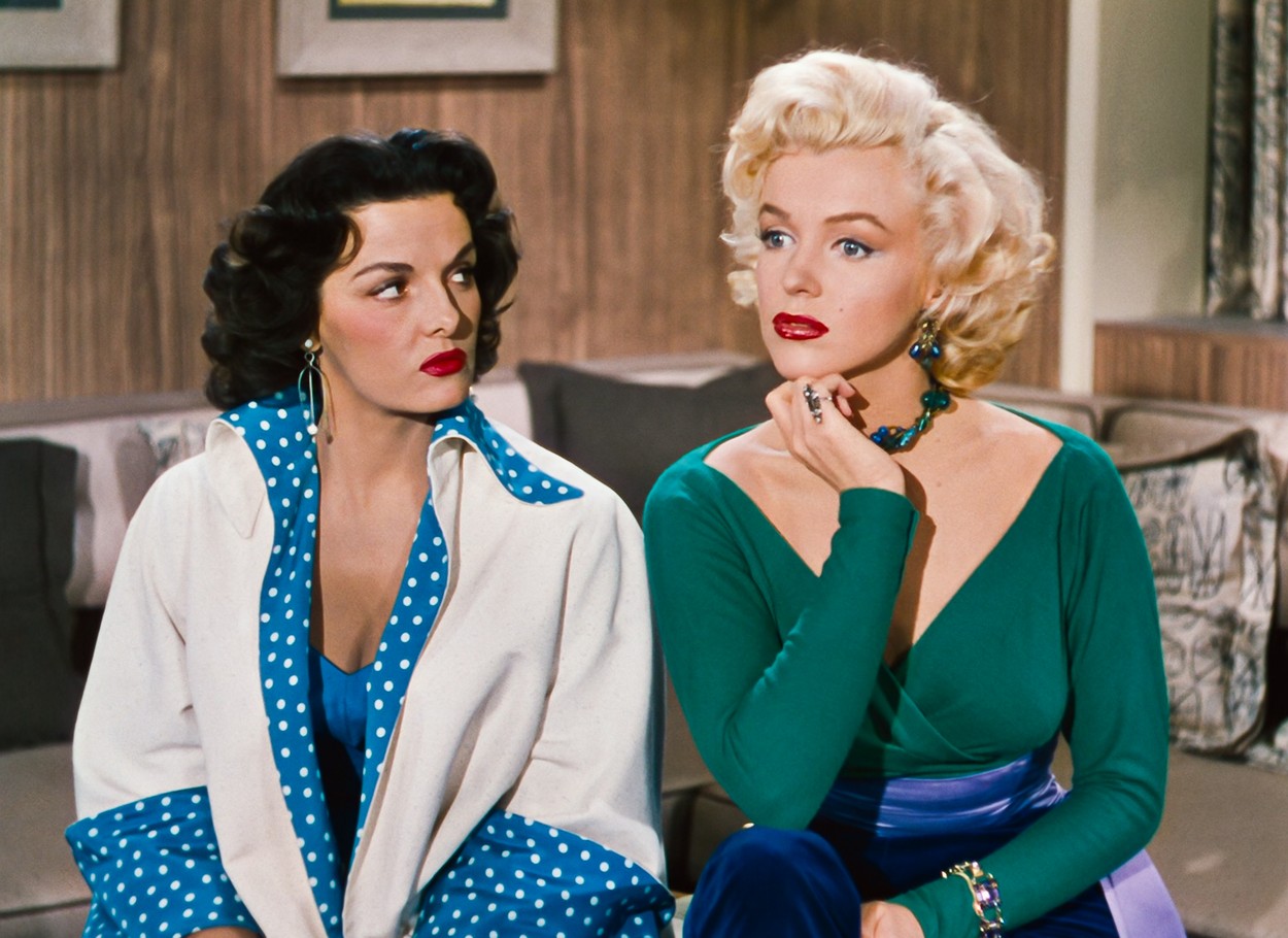 Marilyn Monroe and Jane Russell