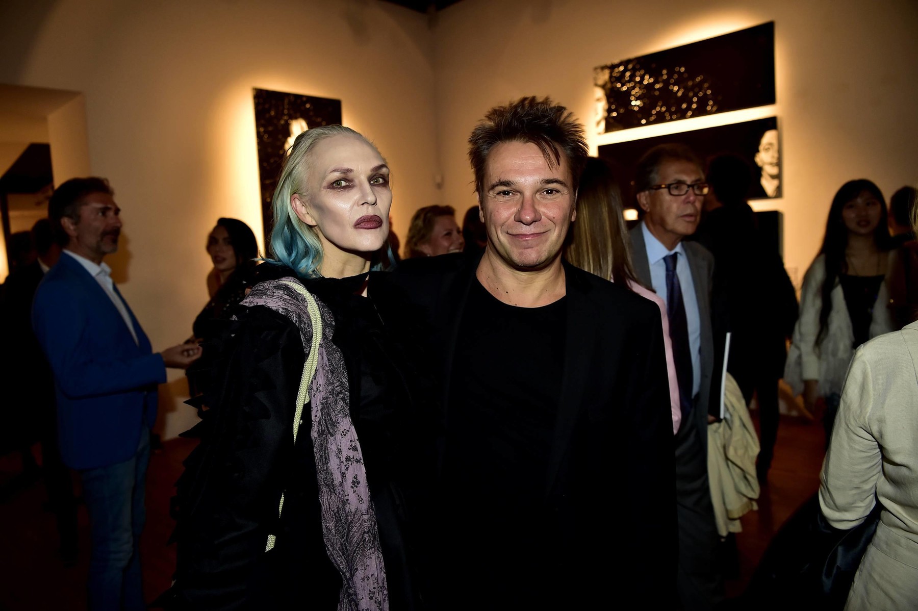 Milan, Italy. 17th Oct, 2019. Luna Berlusconi's New Moon Show opens at the Piazza Tito Lucrezio Mac with Anna Oxa Credit: Independent Photo Agency Srl/Alamy Live News