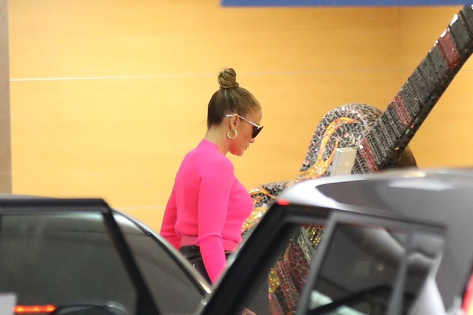 *EXCLUSIVE* Jennifer Lopez looks fierce ahead of a business meeting!