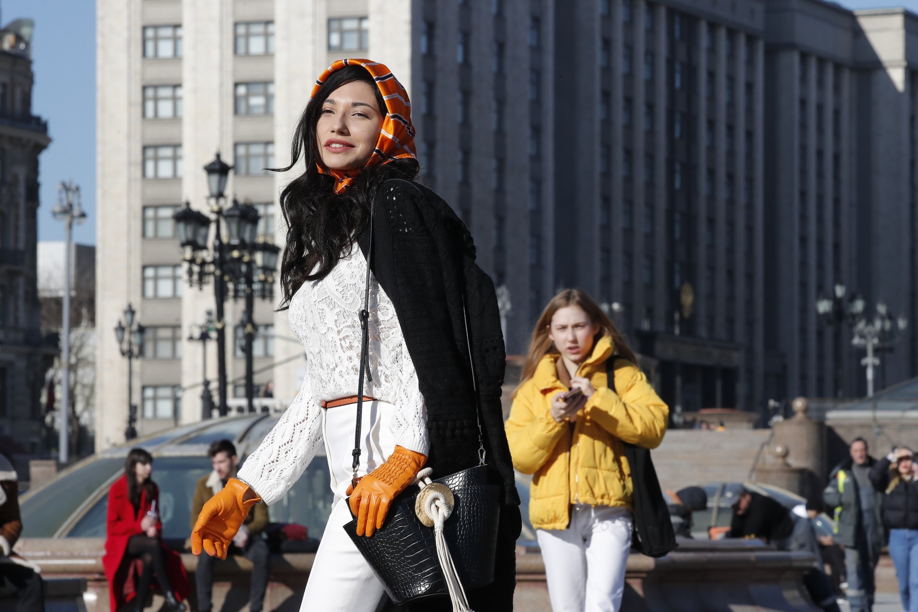 Street style in Moscow