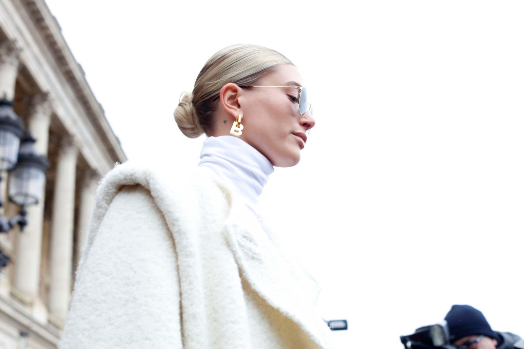 Hailey Baldwin Bieber is seen out and about in Paris