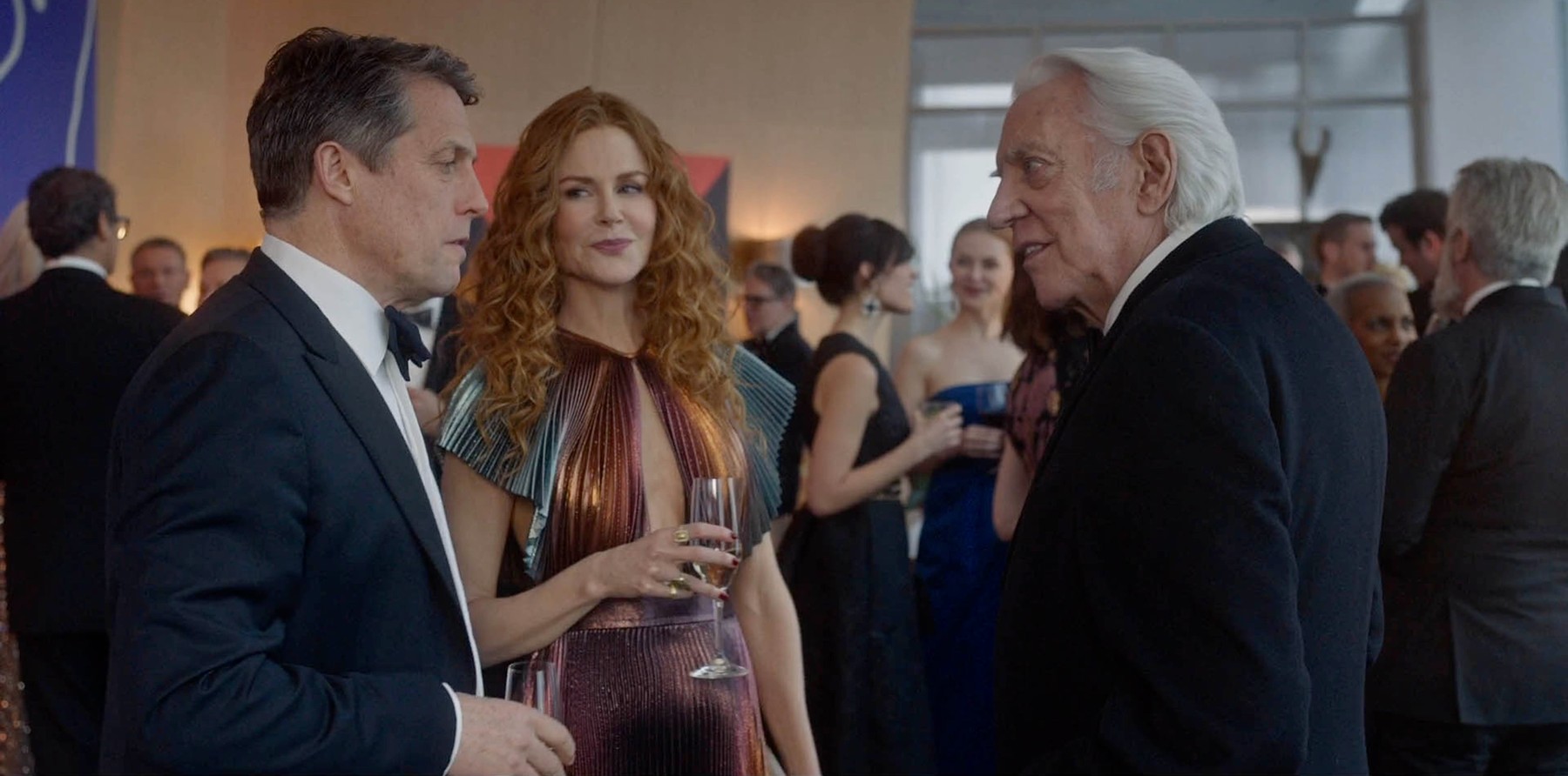Donald Sutherland, Hugh Grant and Nicole Kidman