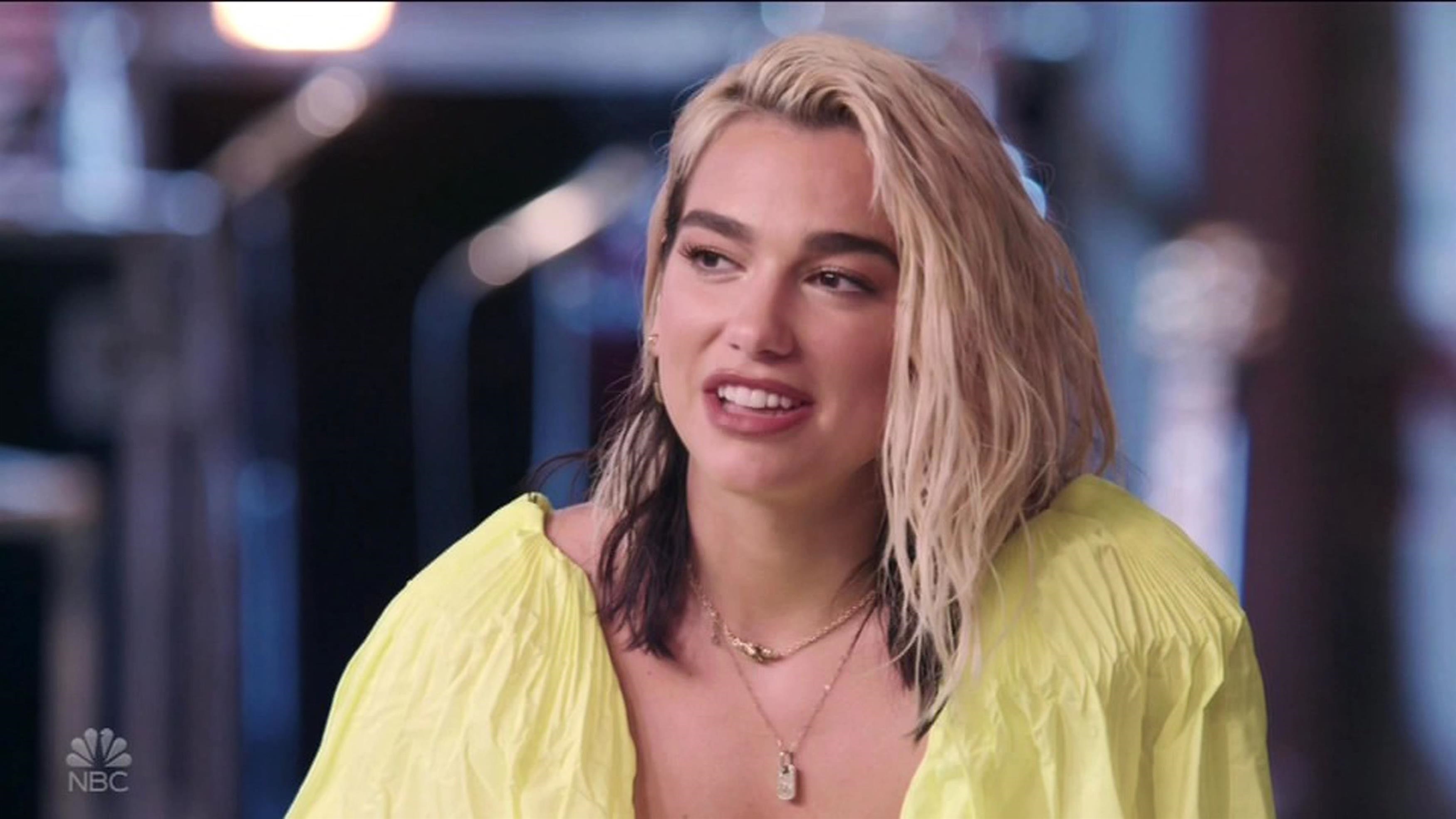 Dua Lipa opens up about battling performance anxiety as she helps coach on The Voice