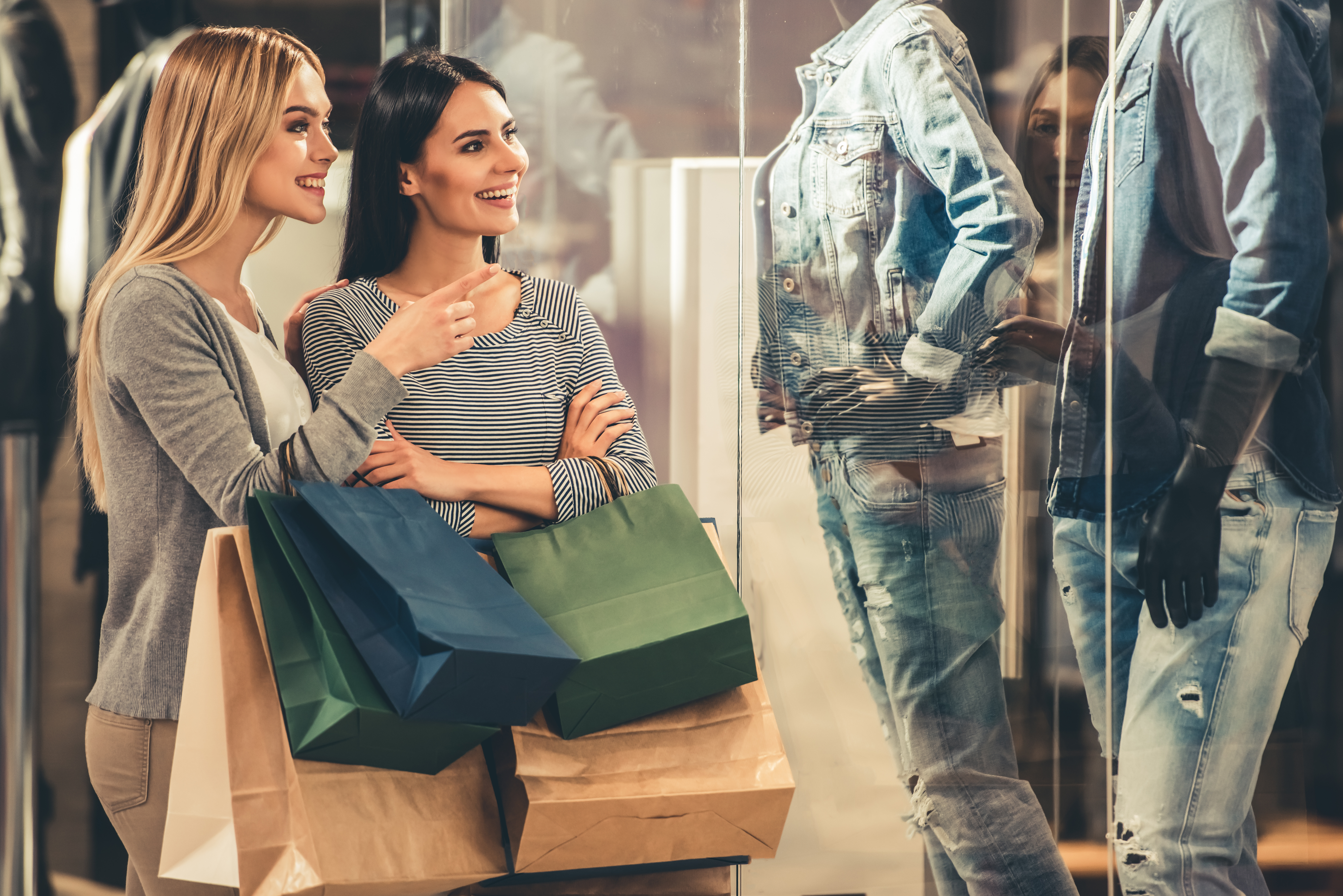 Girls going shopping