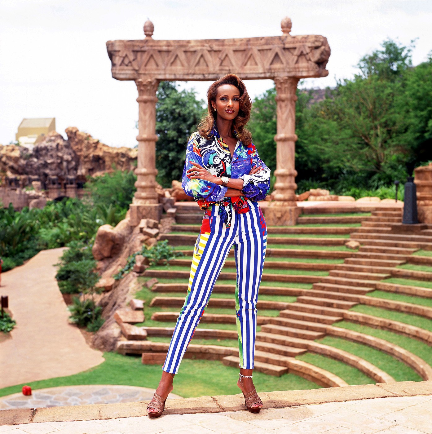 ImanIMAN AND NAOMI CAMPBELL IN