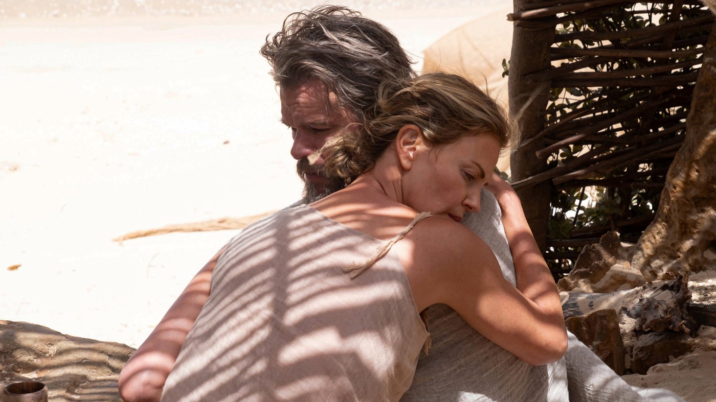 USA. Matt Damon and Charlize The
