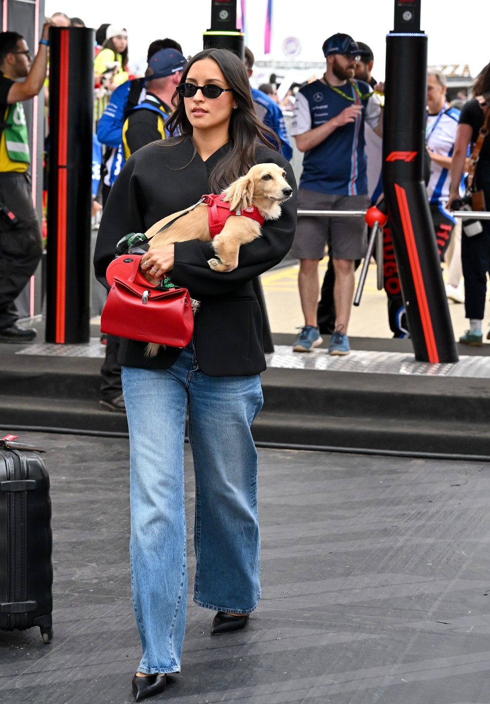 05 July 2026. The wife of Charles Leclerc, Alexandra Leclerc