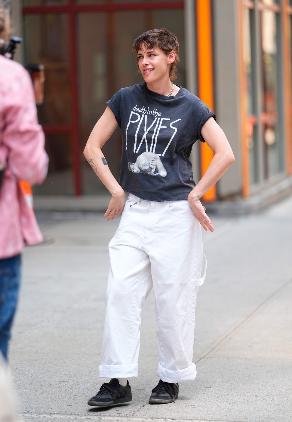 Kristen Stewart is seen on