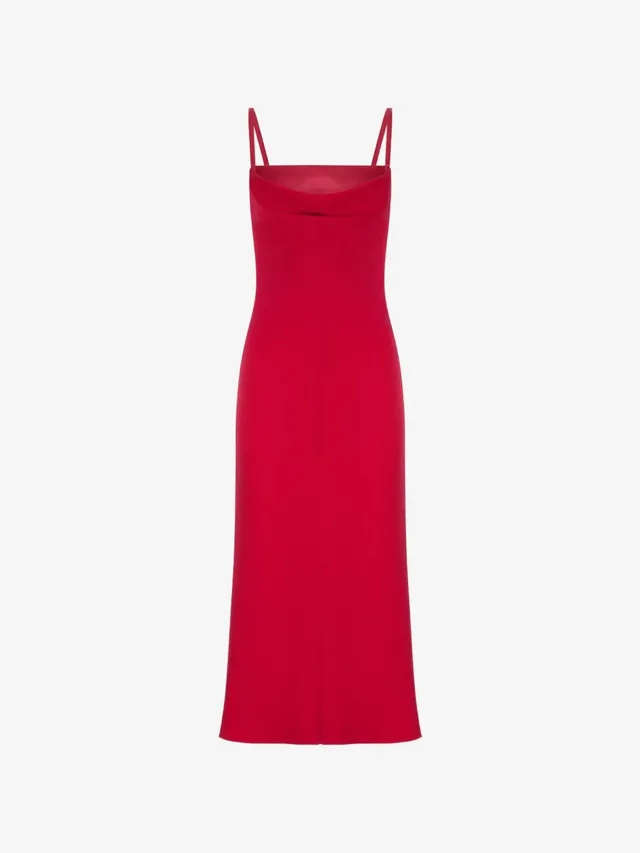 Max Mara crvena slip haljina.webp