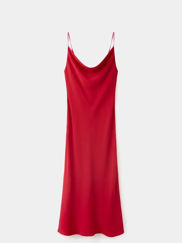 Mango crvena slip haljina.webp