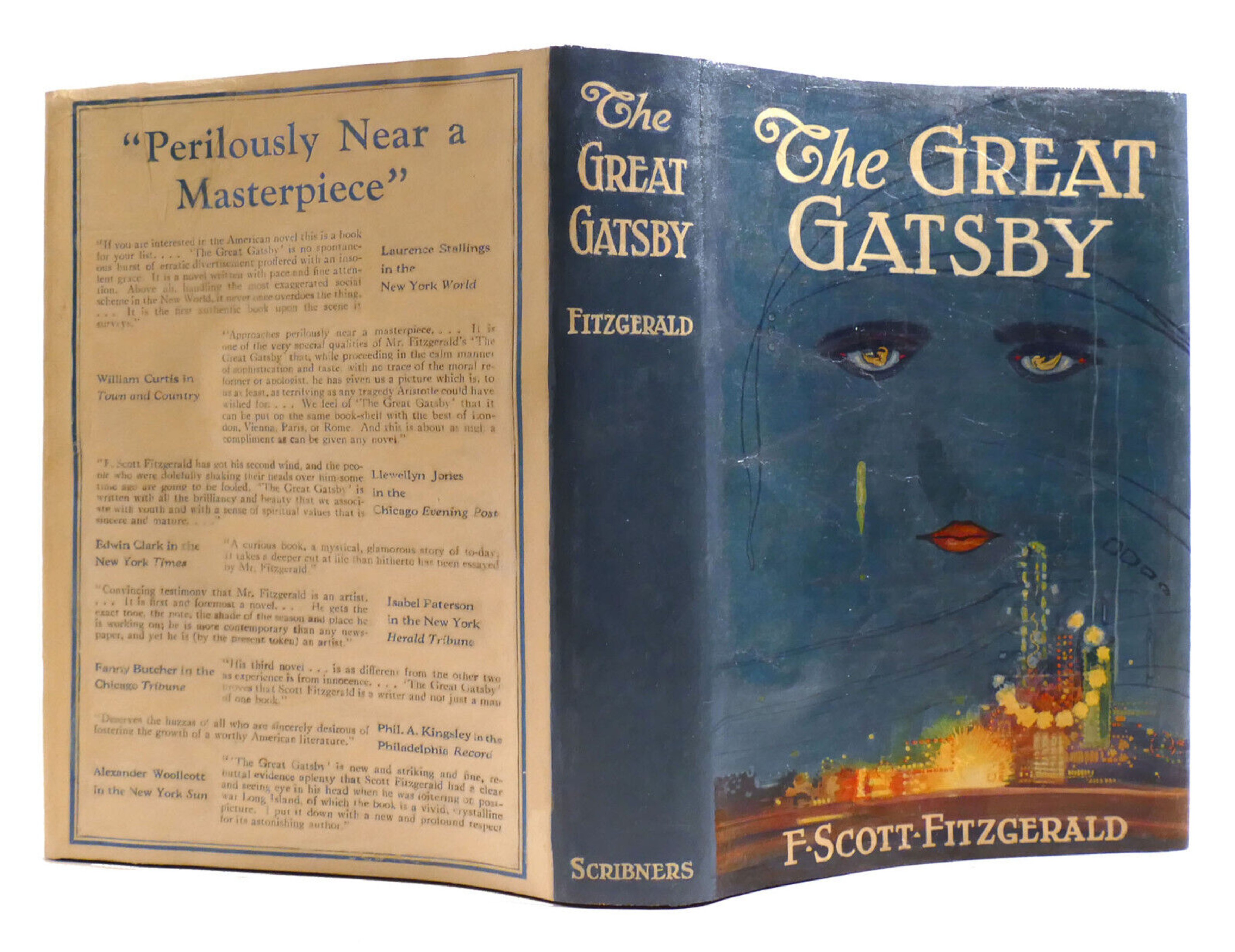 NEW YORK, USA: THIS RARE first edition book of The Great Gatsby