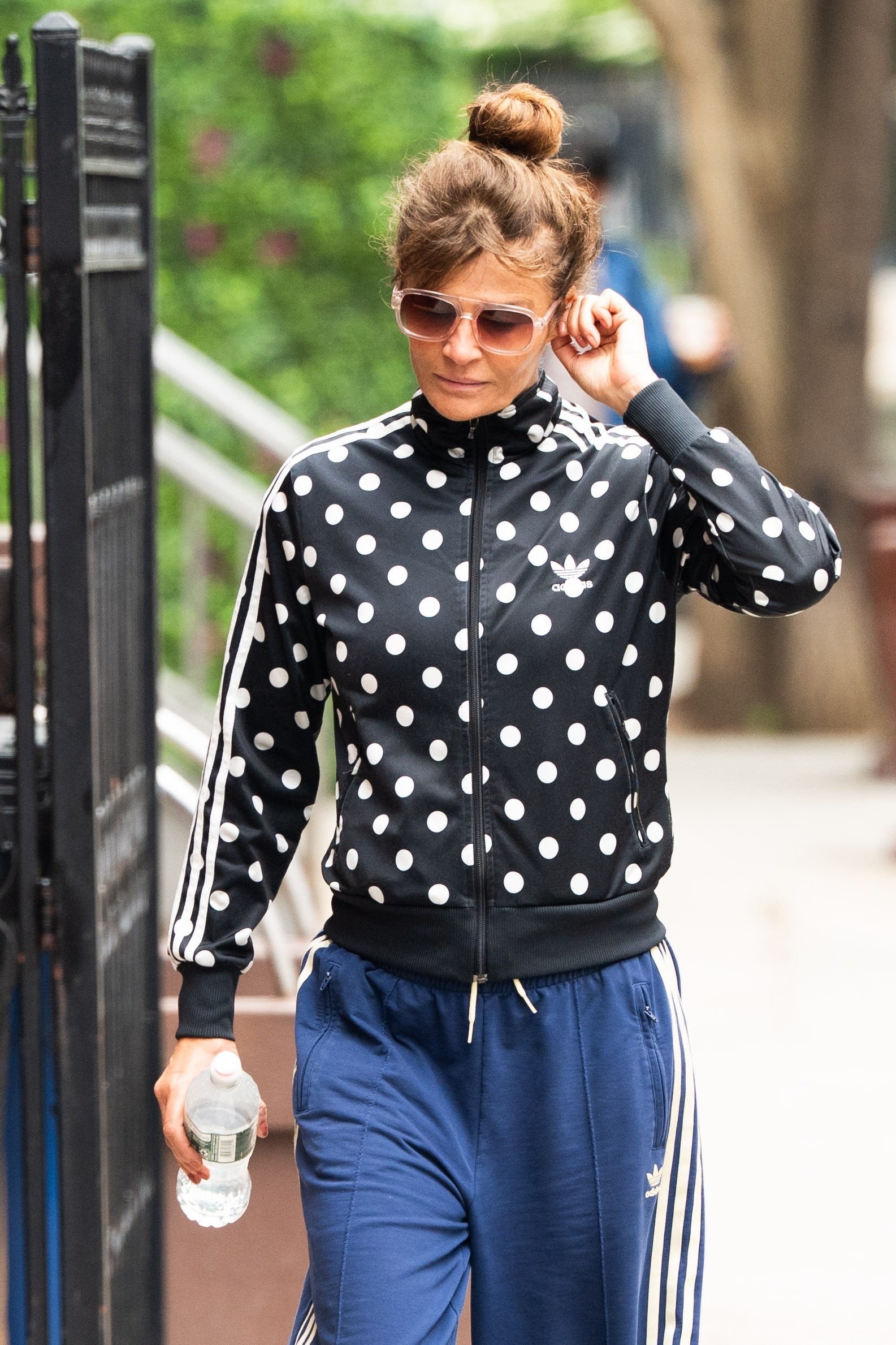 New York, NY  Helena Christensen was spotted taking a walk