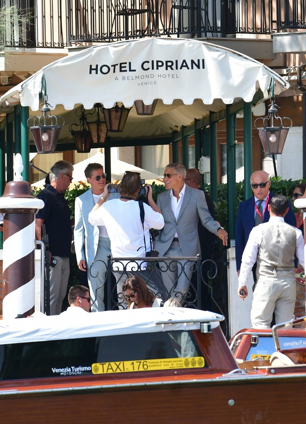 Venice, ITALY  - Hollywood stars Brad Pitt and