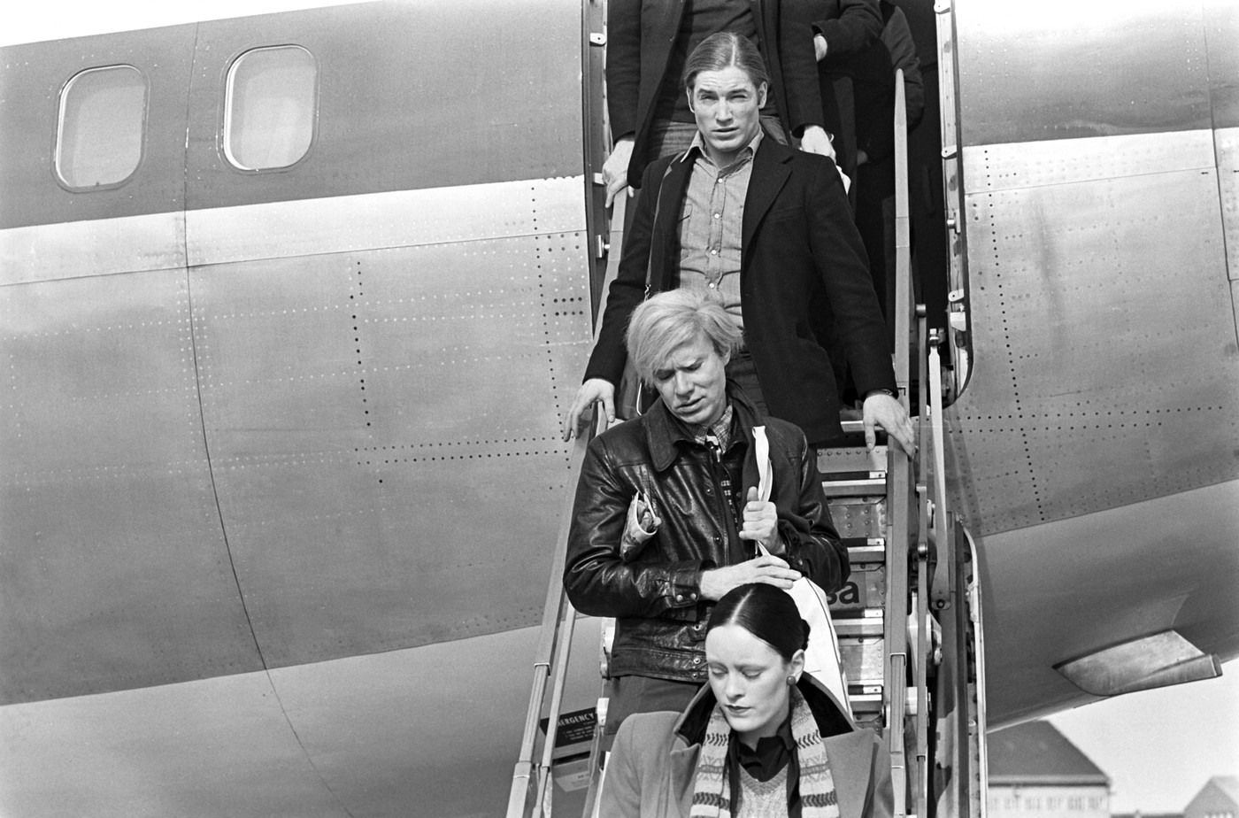 (File) Andy Warhol (middle), J