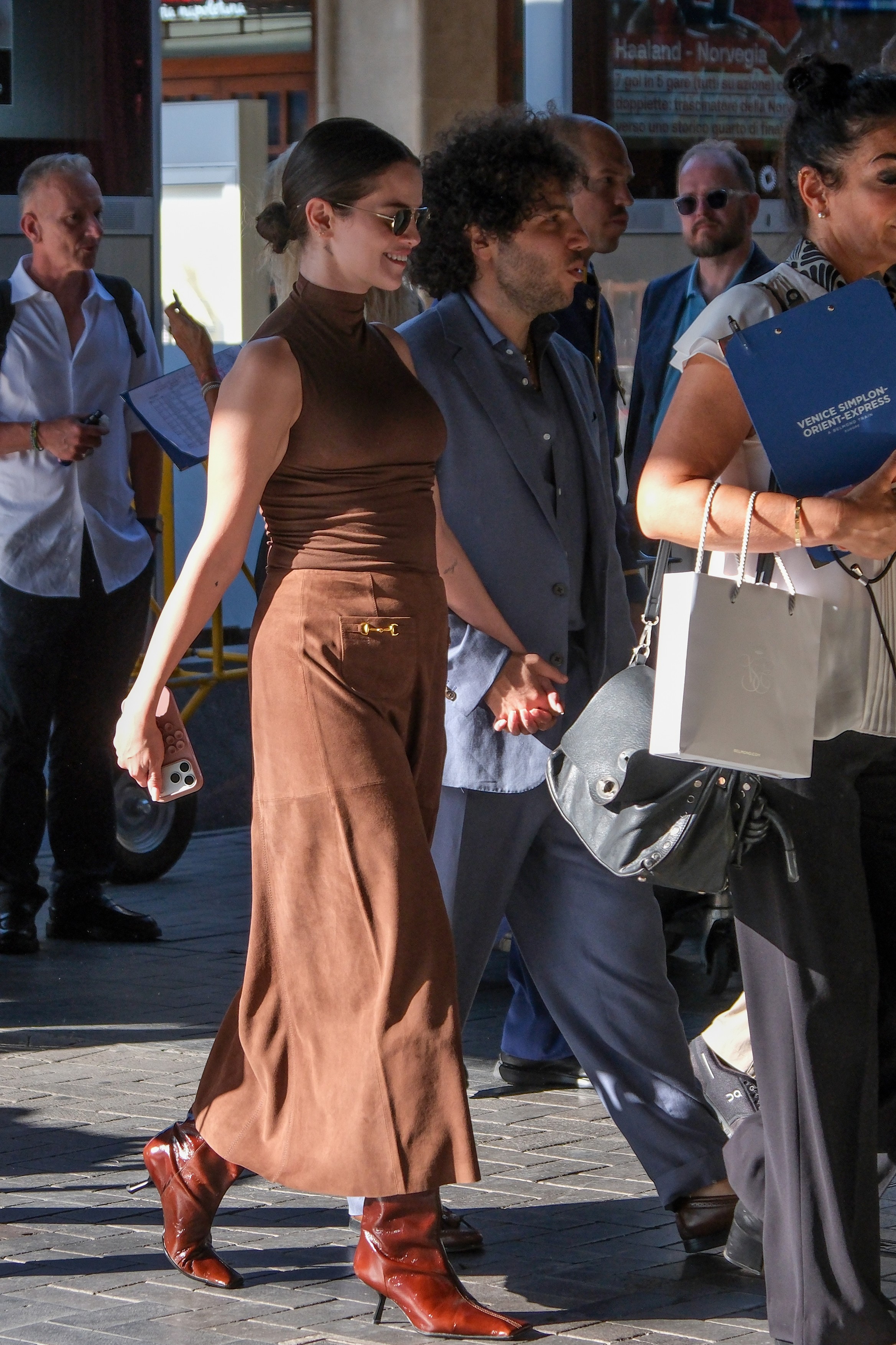 Selena Gomez and husband Benny Blanco arrived in Venice