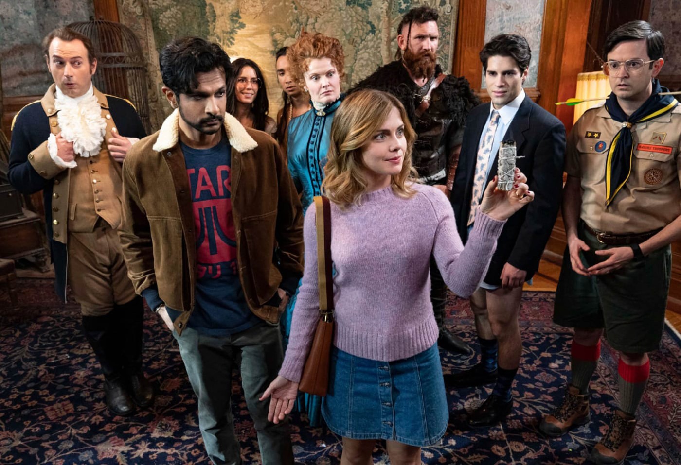 23-9-2021First look at upcoming new comedy TV series "Ghosts"