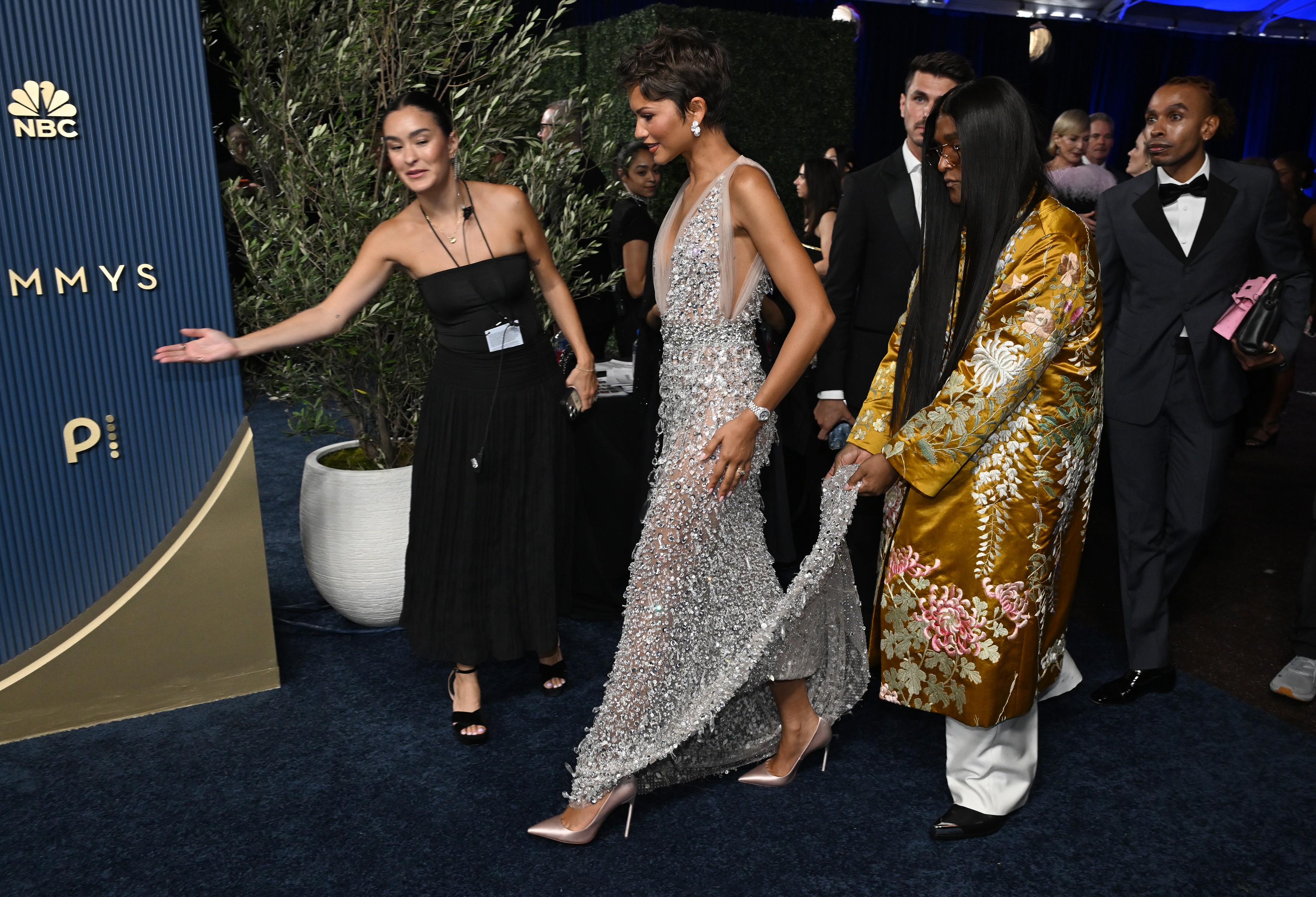 Zendaya arrives for the 78th annual Primetime Emmy Awards