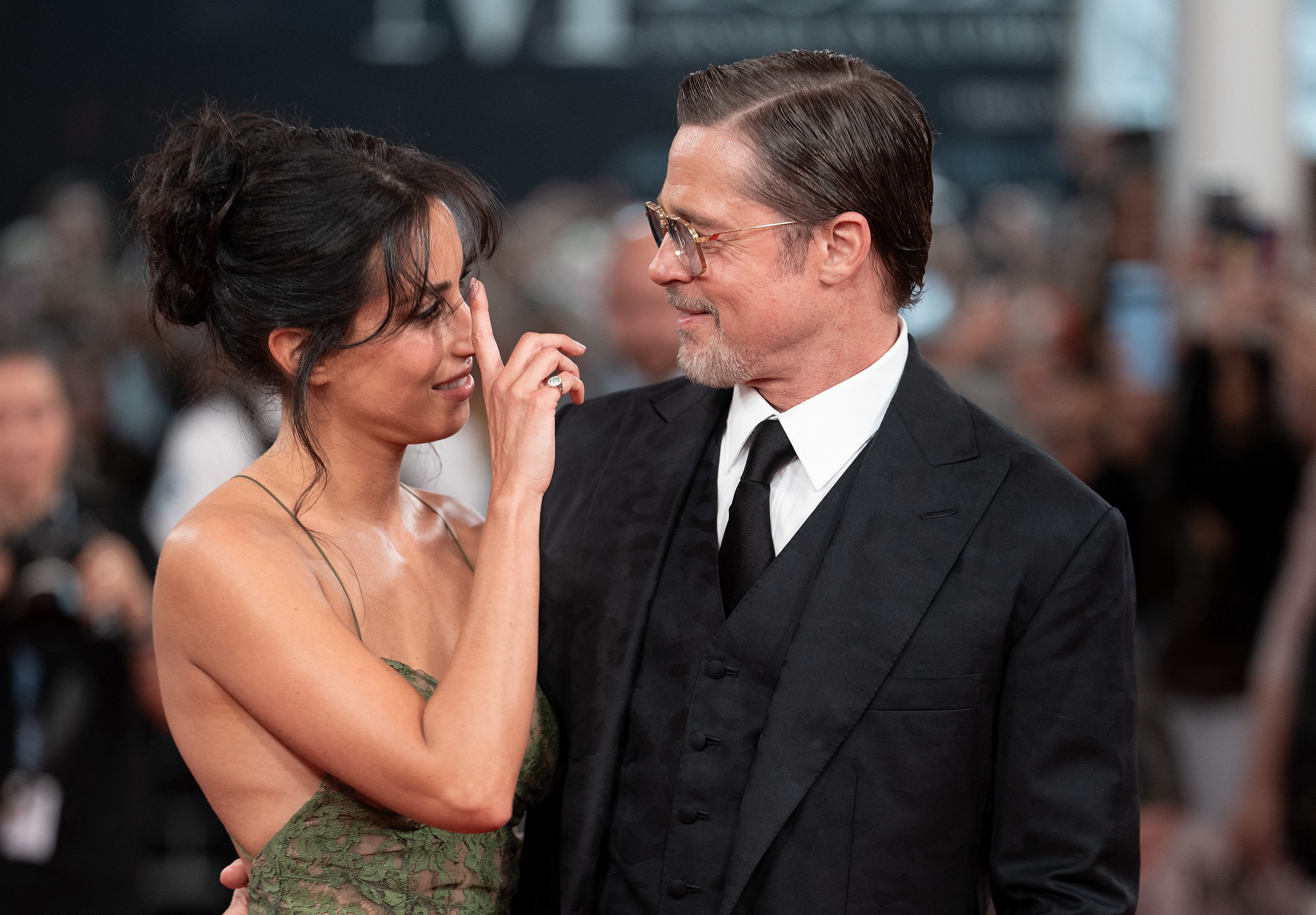 Brad Pitt, Ines de Ramon — — ‘Heart of the Beast'