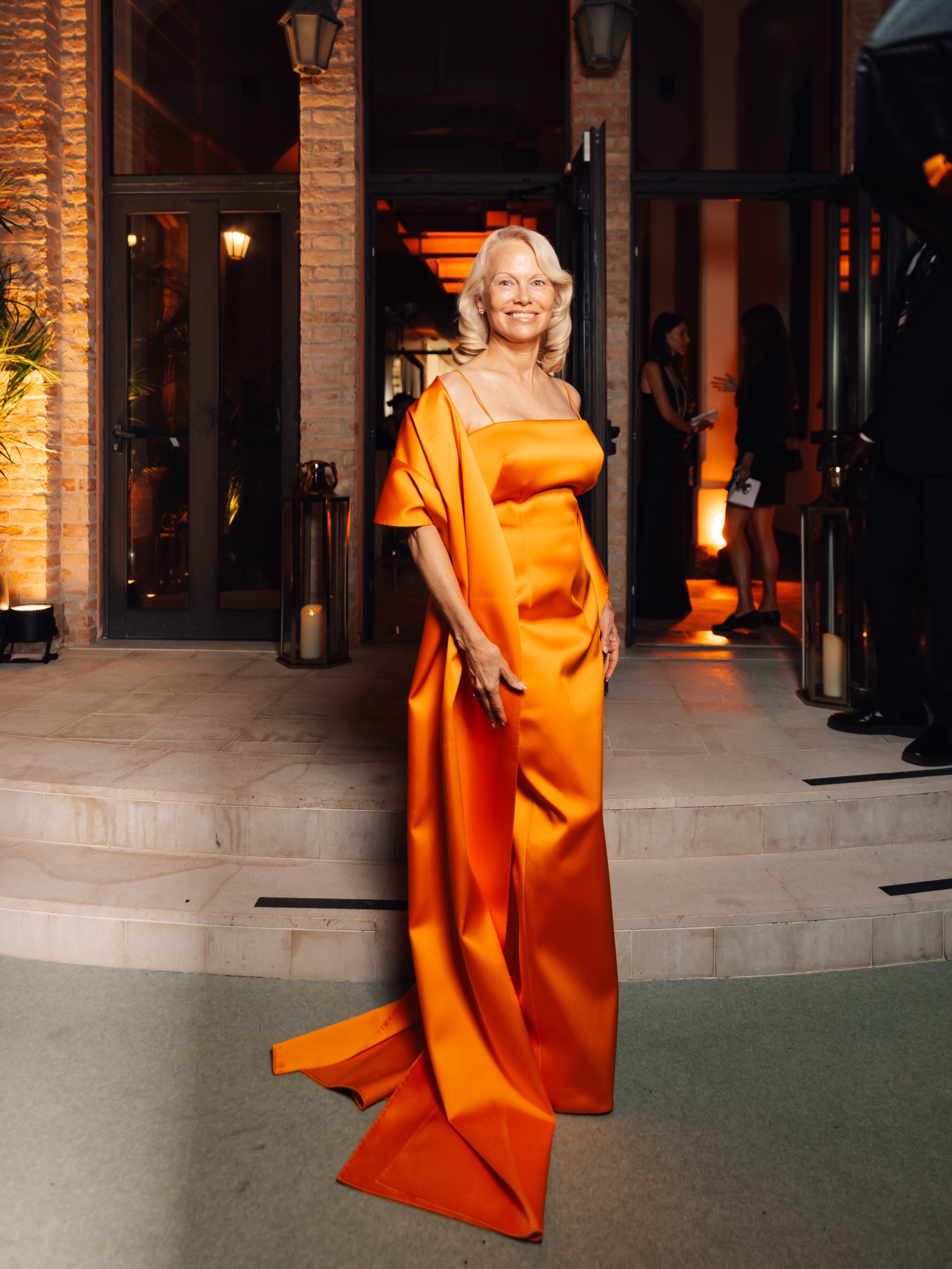 Venice, ITALY   Actress and model Pamela Anderson