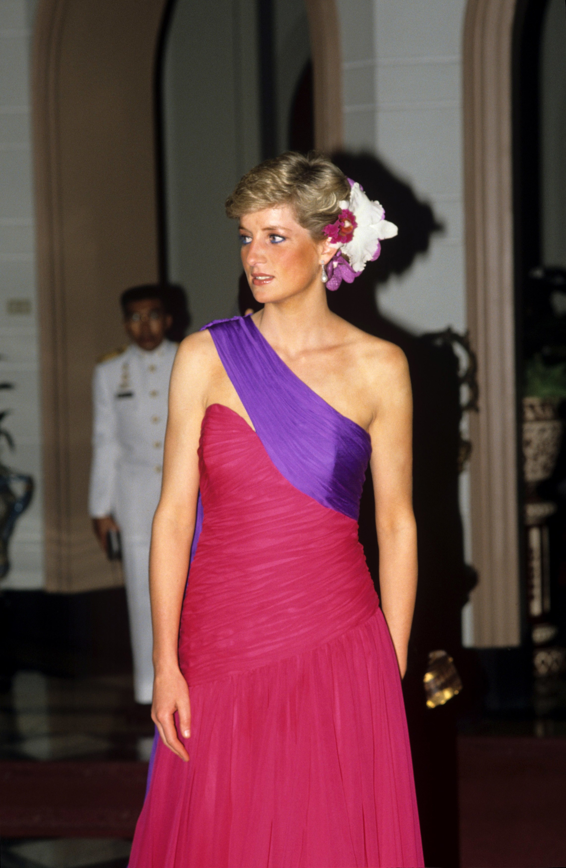 Princess DianaBritish royals on a tour of Thailand