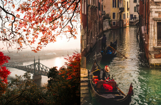 romantično putovanje u jesen u Evropi