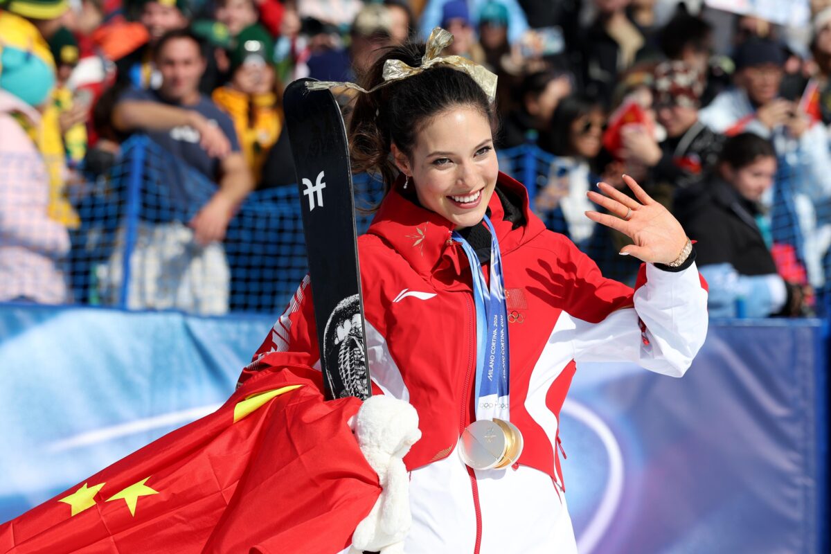 Our favorite Olympian Eileen Gu has shed her winter gear and arrived at Fashion Week