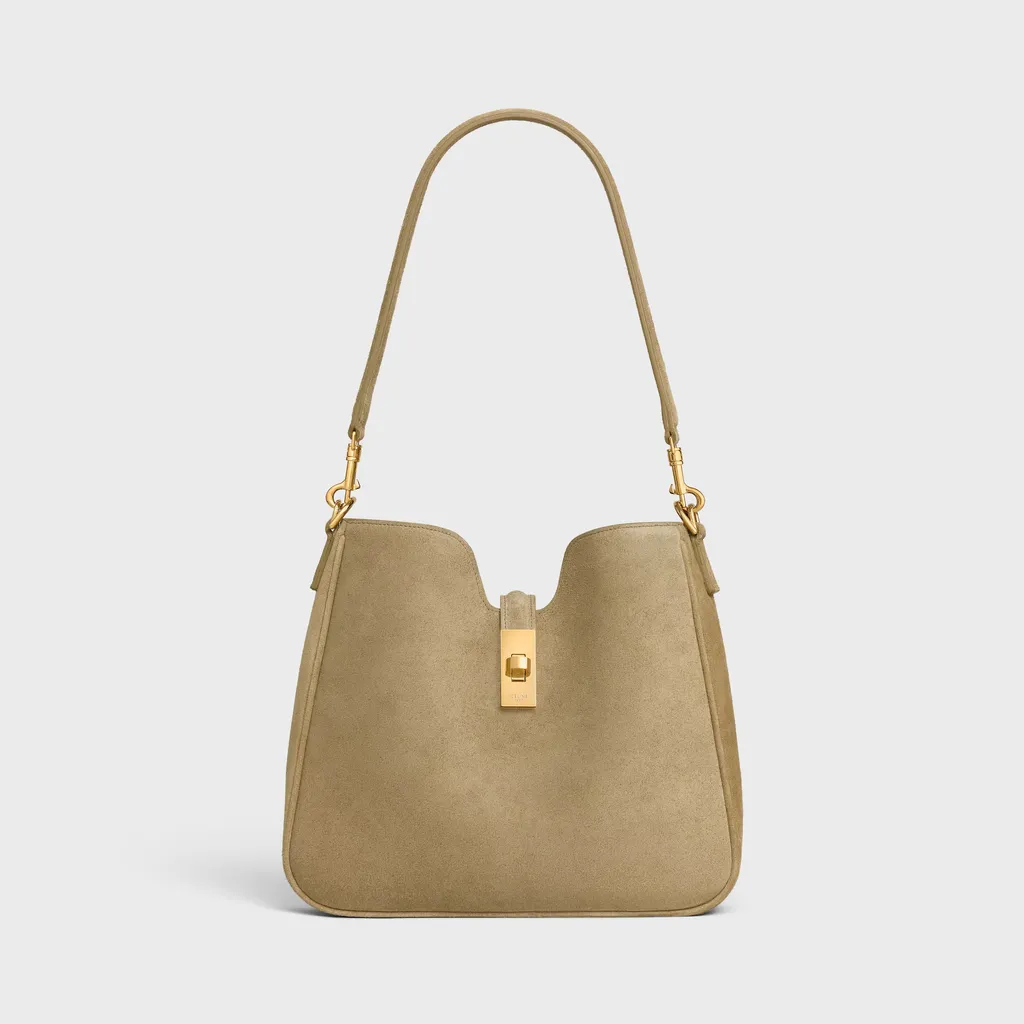 CELINE Small Camille 16 Soft Bag in Suede Calfskin