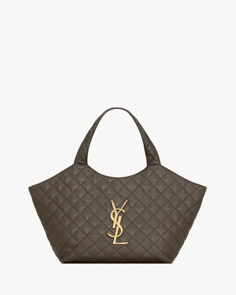 YSL Icare Medium in Quilted Nappa